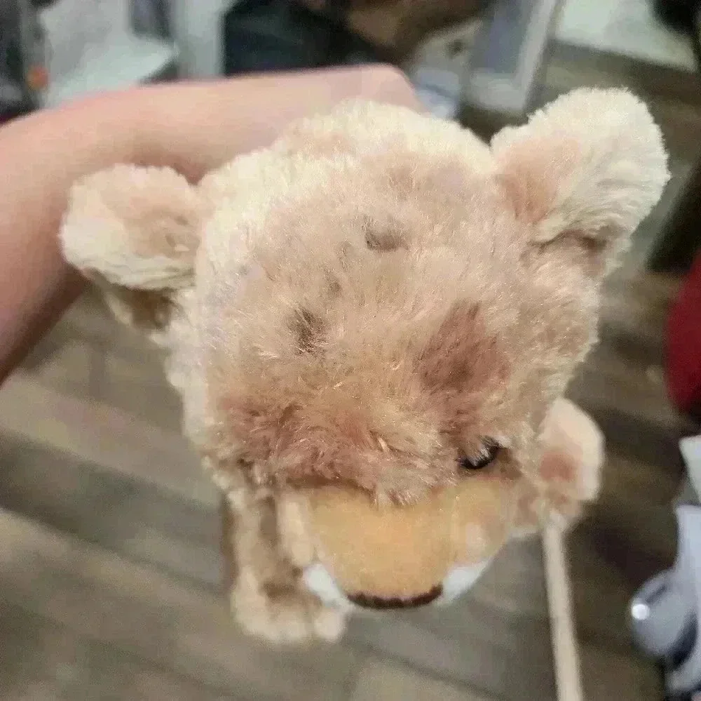 Wild Republic Lion Cub Plush Brown Bean Bag Stuffed Animal Lovey Soft Toy